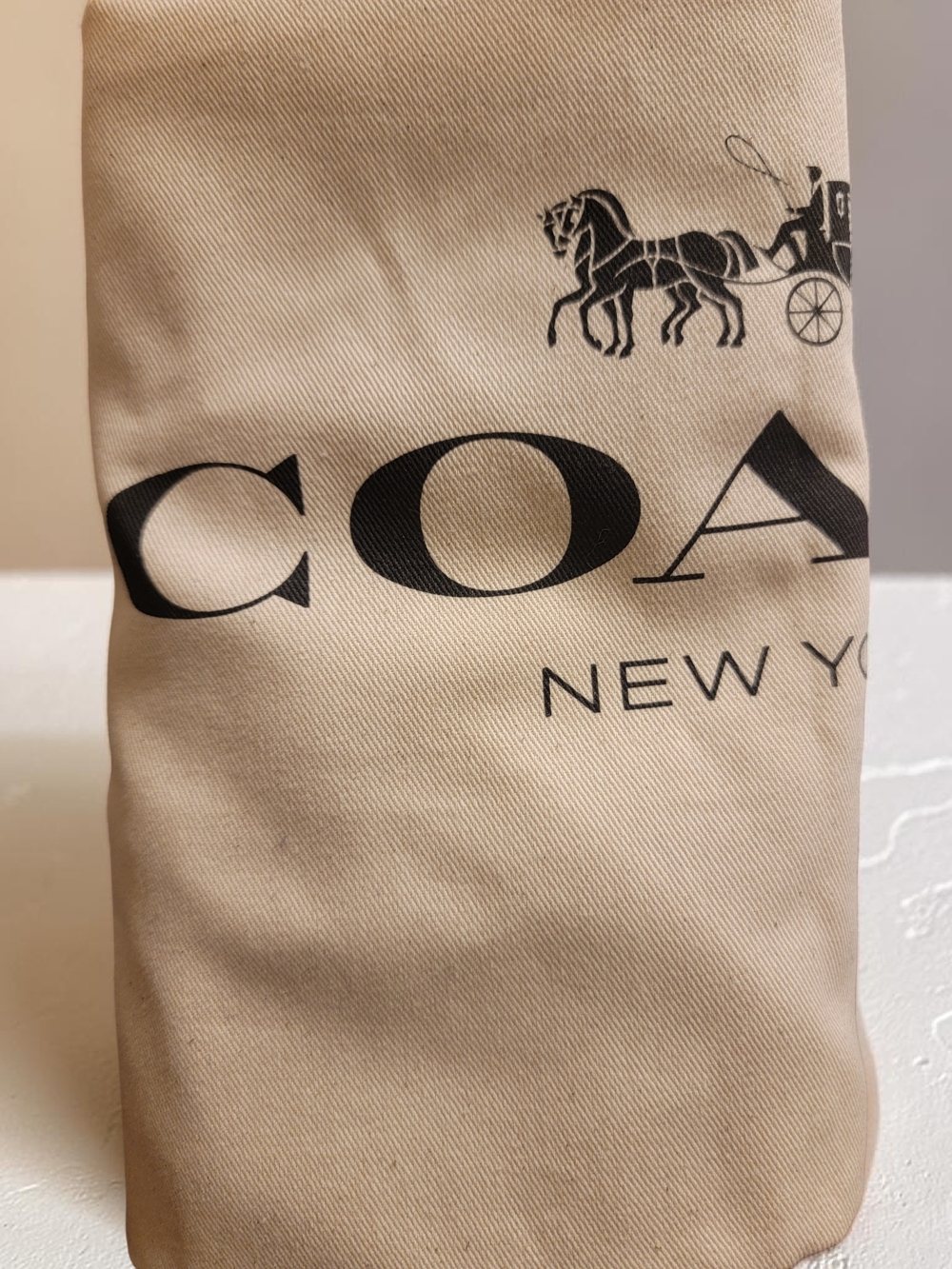 Coach Multicolor Signature Print Tote with Navy Trim/Dust Bag Included - Picture 10 of 10